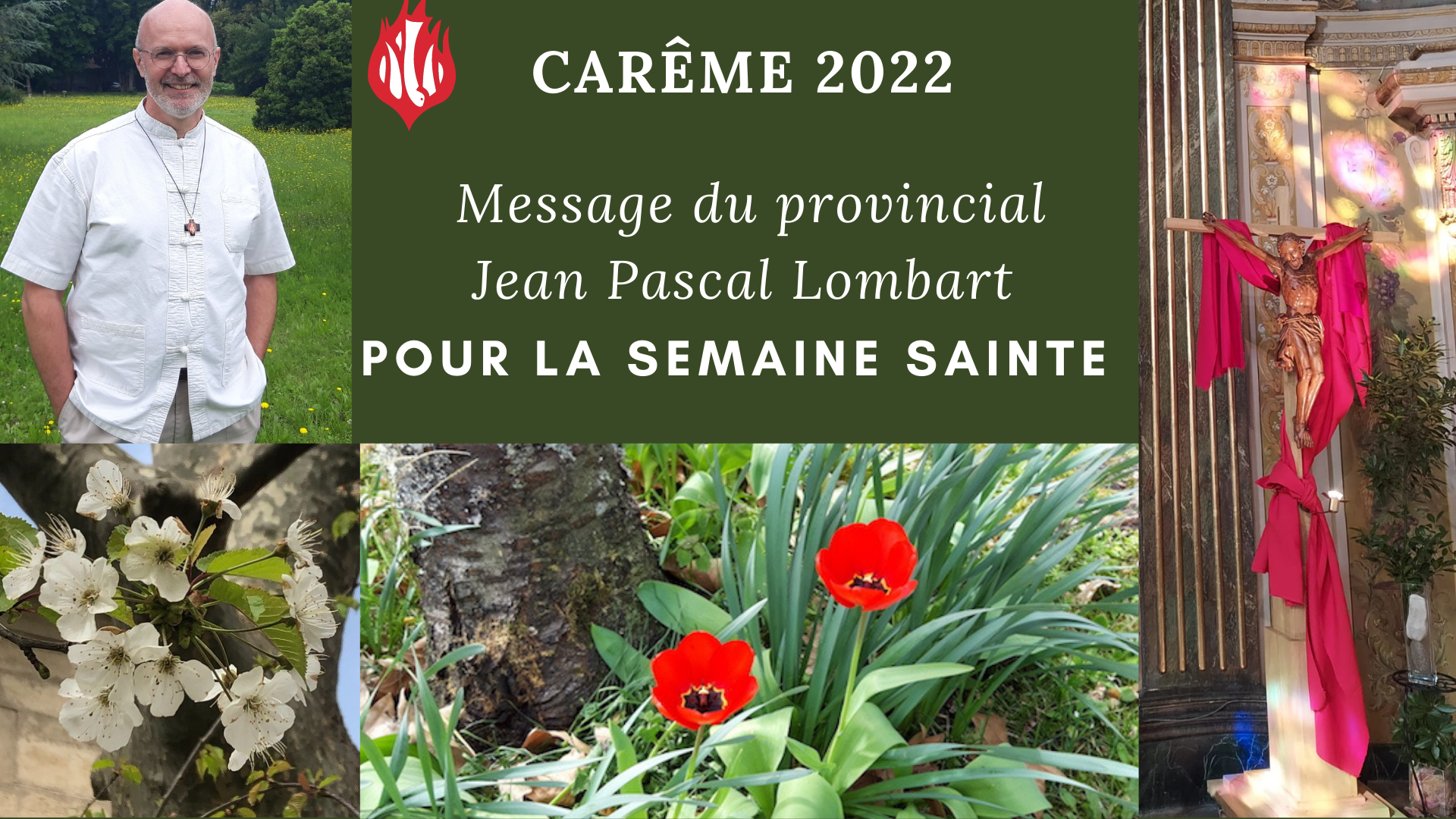 Dans la série de vidéos de Carême, cette semaine, Chantal et Jean Marie Rabin, associés spiritains, nous partagent leur conversion de Carême. Portés par la proximité de l'abbaye de Langonnet où vivent les spiritains aînés, ils cheminent dans une vie de service et d'attention à l'autre. Regardez la série de vidéos, chaque mercredi jusqu'à la Semaine Sainte.