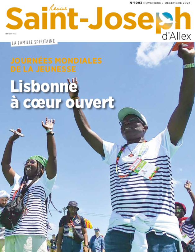 Cet été, à Lisbonne au Portugal, les Journées mondiales de la jeunesse ont rassemblé des centaines de milliers de participants venus de tous les continents. La revue spiritaine novembre décembre lui consacre un numéro spécial. Un ode à la jeunesse, à son audace et à sa liberté.