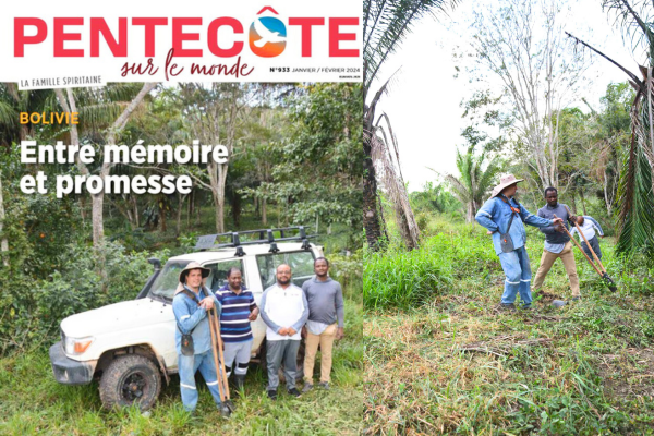 En ce début d'année, que ce nouveau numéro de la revue spiritaine vous permette de prendre du temps pour vous, avec Dieu pour découvrir des pans de la mission spiritaine en Bolivie comme ce projet d'agroforesterie autour du cacao et prendre des nouvelles de nos frères et sœurs ici et là bas.