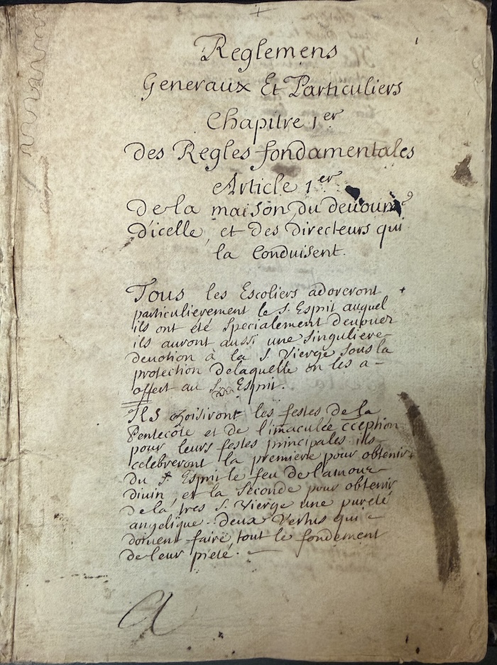Livre des enfants rachetés de l’esclavage, registre du vicariat apostolique du Zanguebar, archives spiritaines.